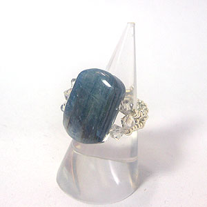 高雅藍晶石戒指材料包