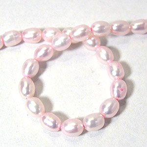 5mm淡水珍珠-淡粉色